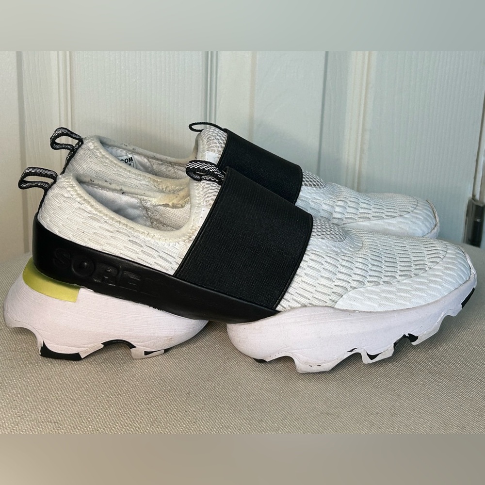 Sorel Kinetic Impact Slip On Sneaker Mesh Comfort Walking Shoe Athleisure Sz 6.5